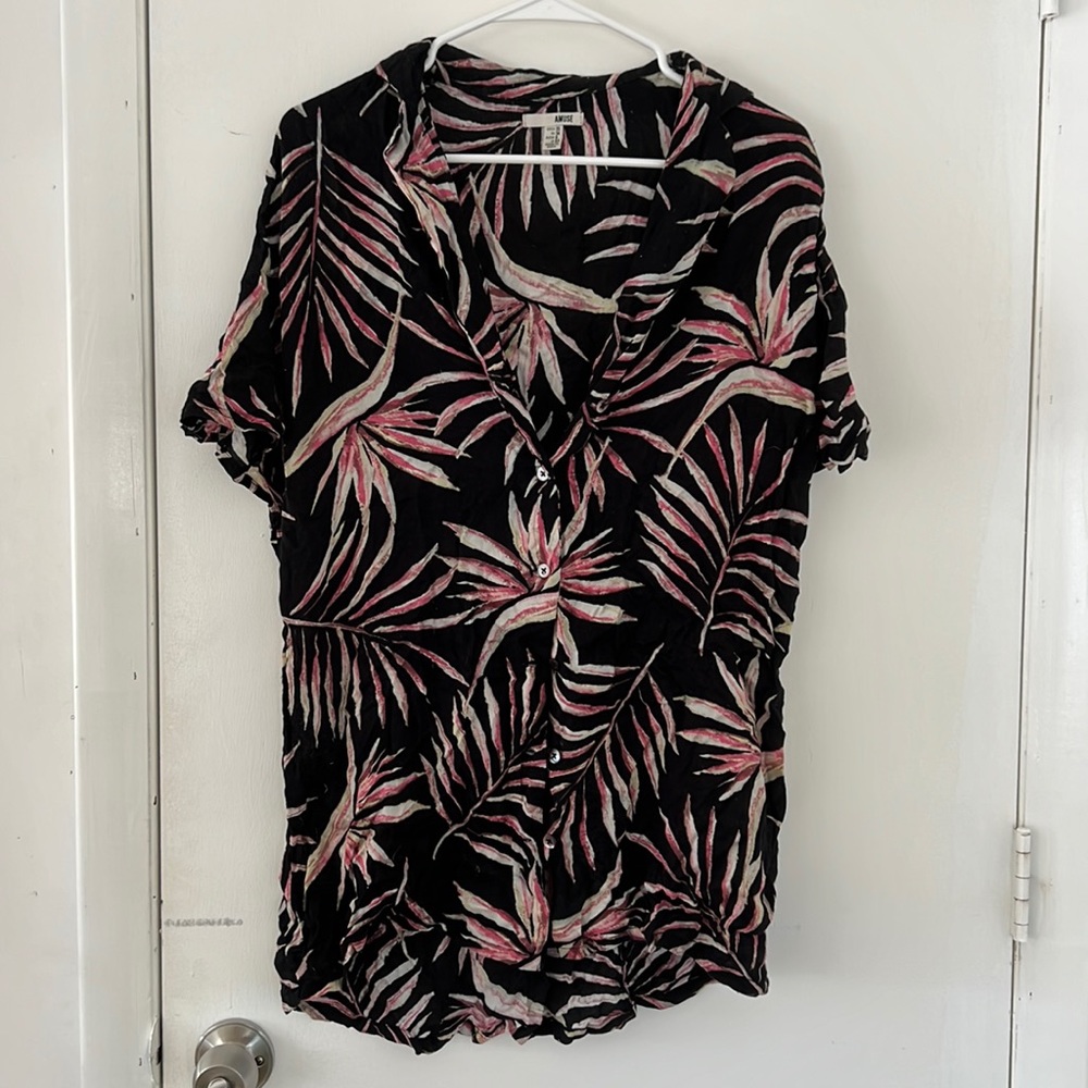 Amuse society Hawaiian print coverup/dress